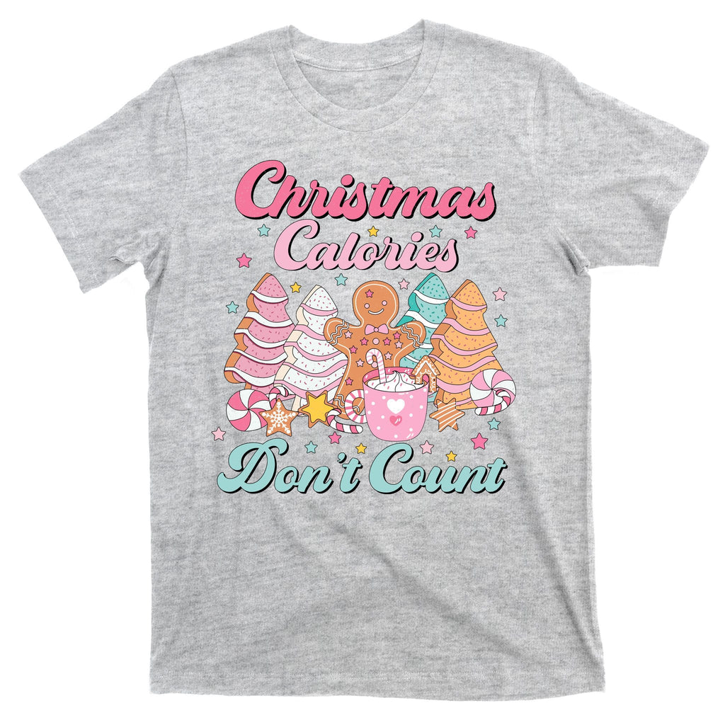 Christmas Calories Dont Count Funny Holiday T-Shirt product image 9