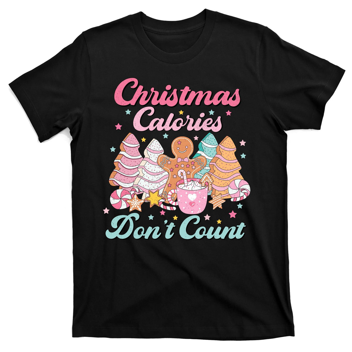Christmas Calories Dont Count Funny Holiday T-Shirt product image 7
