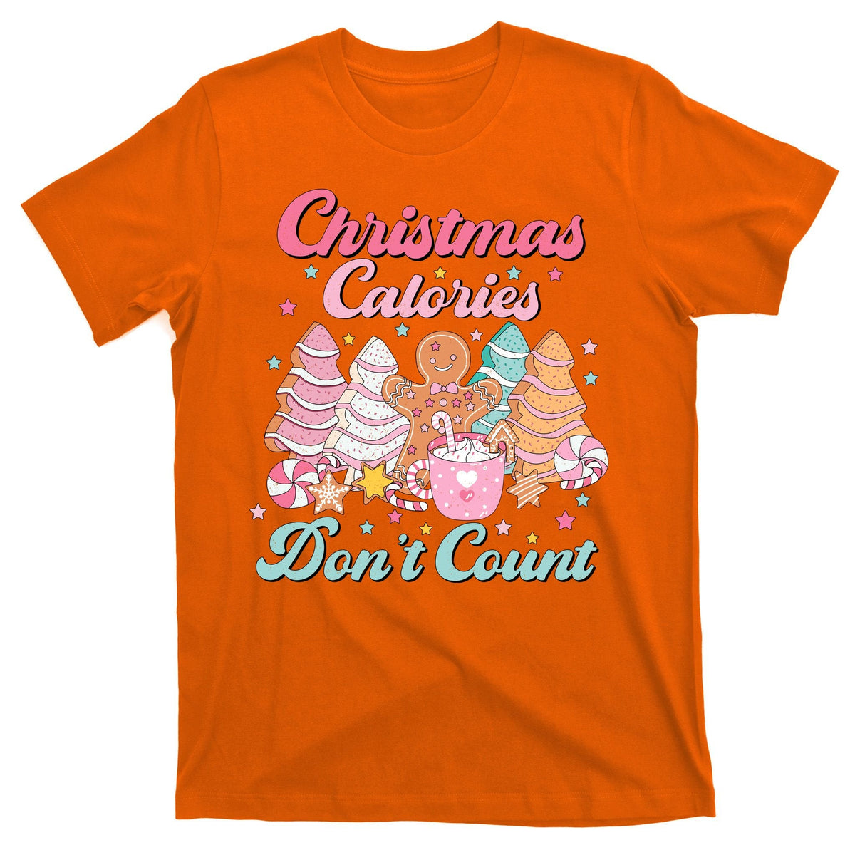 Christmas Calories Dont Count Funny Holiday T-Shirt product image 5