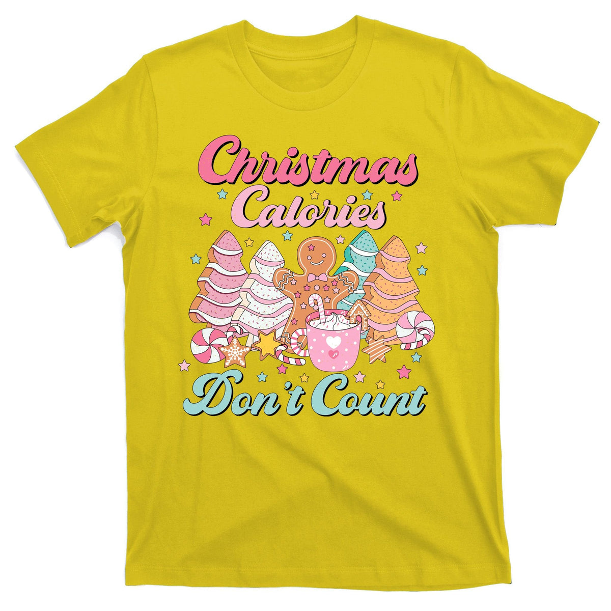Christmas Calories Dont Count Funny Holiday T-Shirt product image 3