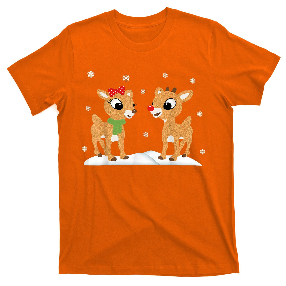 Cute Christmas Reindeers T-Shirt product image 5