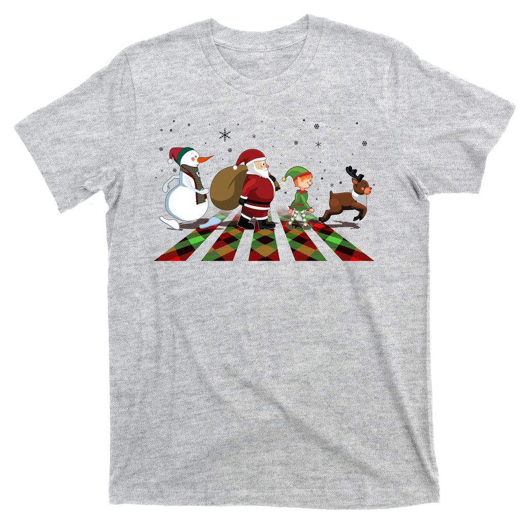 Cute Funny Christmas Road Frosty Santa Elf Reindeer T-Shirt product image 9