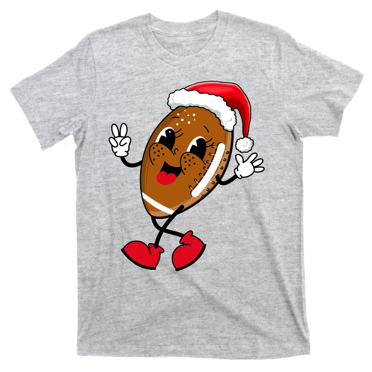 Christmas Football Holiday Sport T-Shirt product image 9