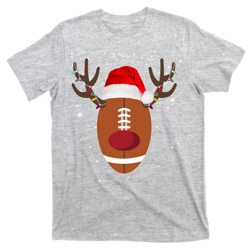 Christmas Football Reindeer T-Shirt product image 9