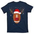 Christmas Football Reindeer T-Shirt product image 1