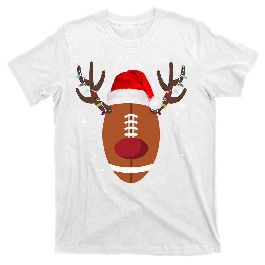 Christmas Football Reindeer T-Shirt product image 11