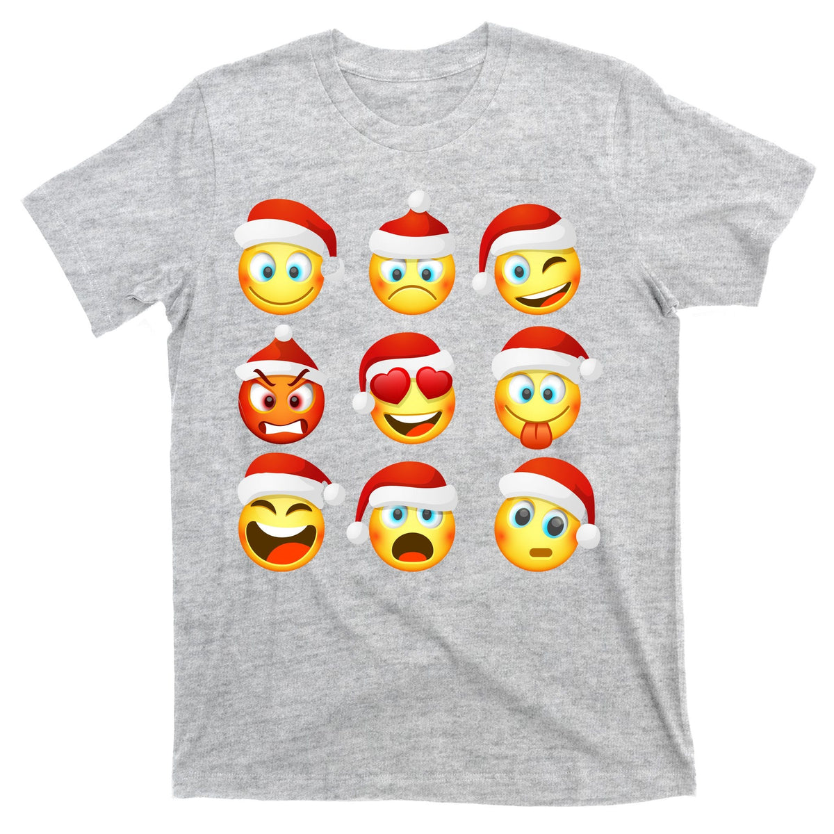 Christmas Emoji's Smiley T-Shirt product image 9