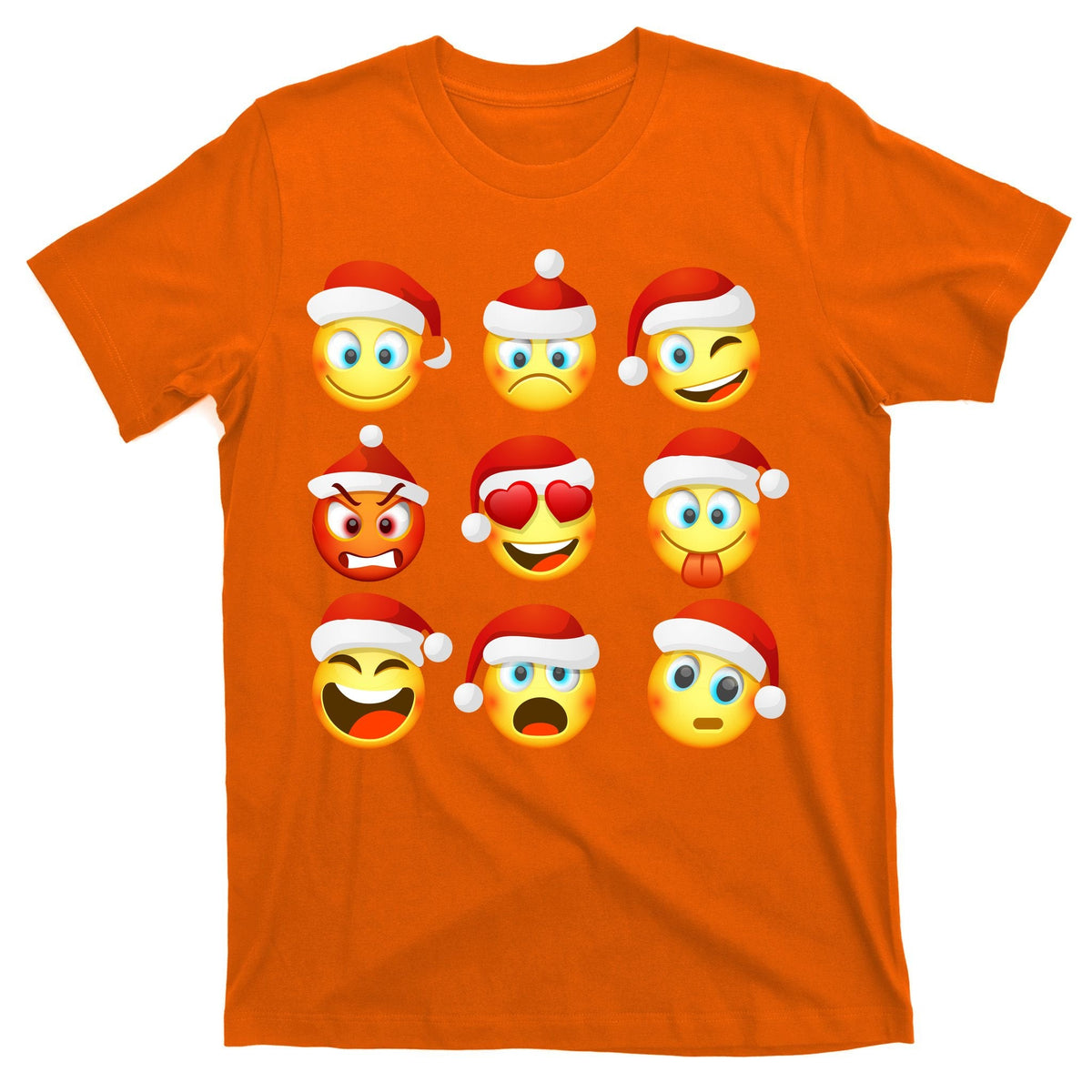Christmas Emoji's Smiley T-Shirt product image 5