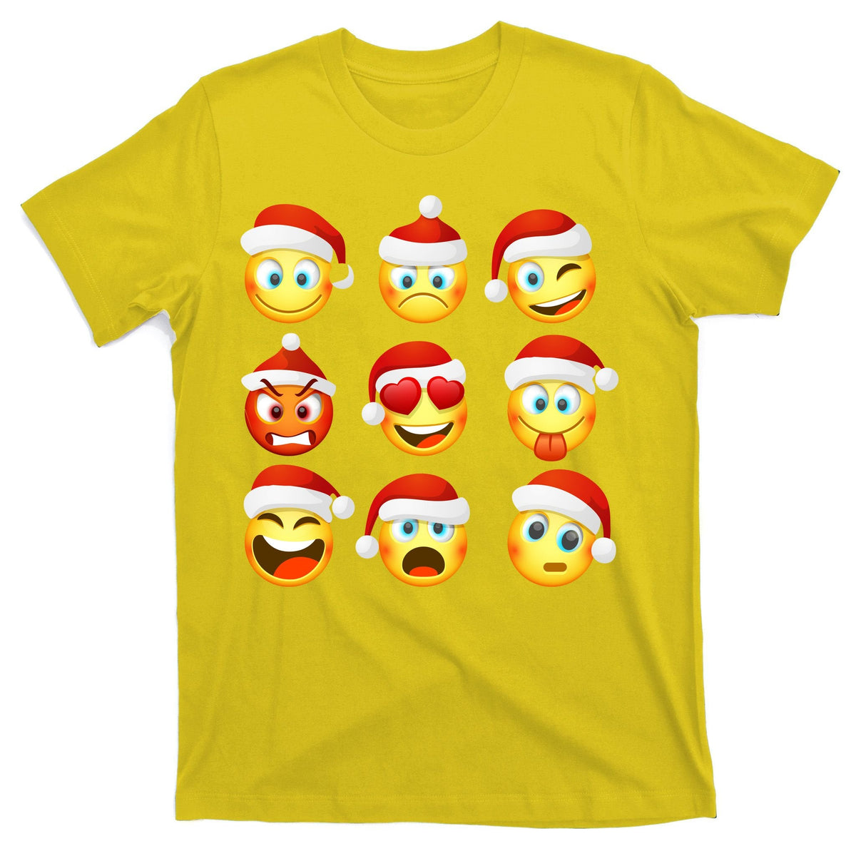Christmas Emoji's Smiley T-Shirt product image 3
