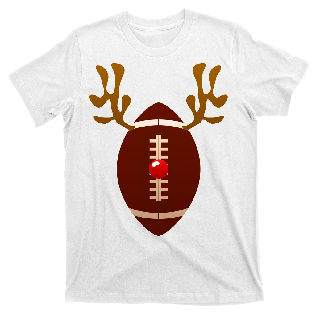 Christmas Football Reindeer T-Shirt product image 11