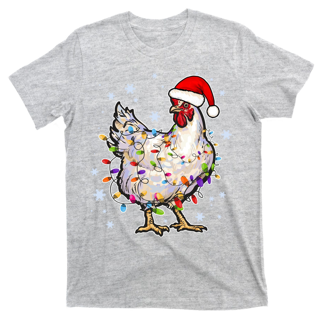 Christmas Santa Chicken T-Shirt product image 9