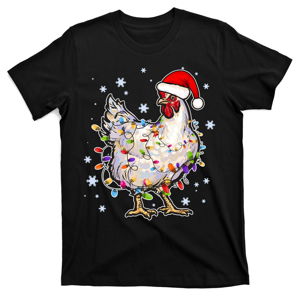 Christmas Santa Chicken T-Shirt product image 7
