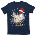 Christmas Santa Chicken T-Shirt product image 1