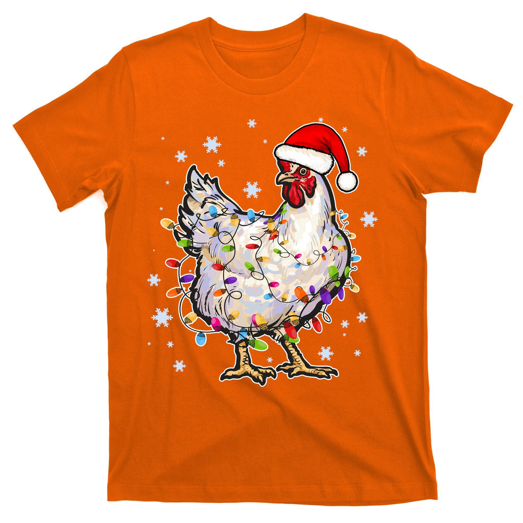 Christmas Santa Chicken T-Shirt product image 5