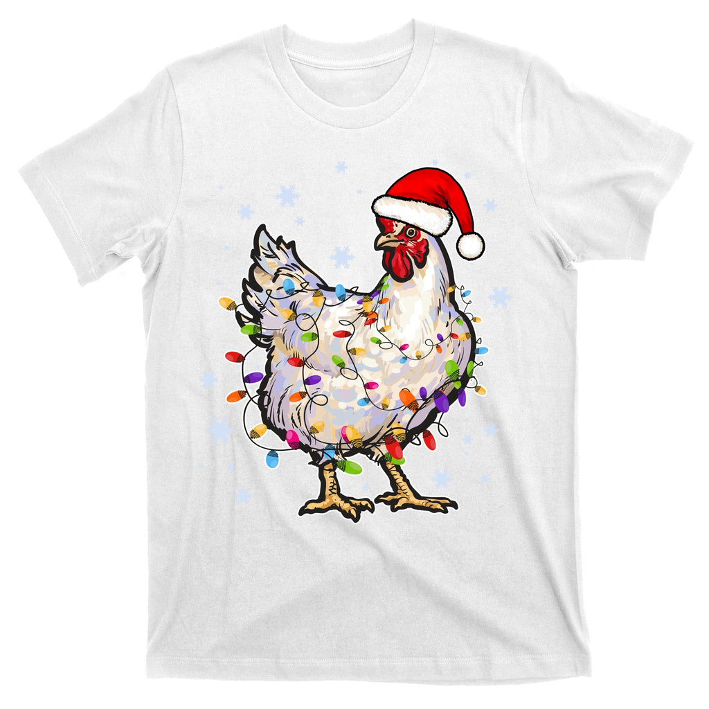 Christmas Santa Chicken T-Shirt product image 11