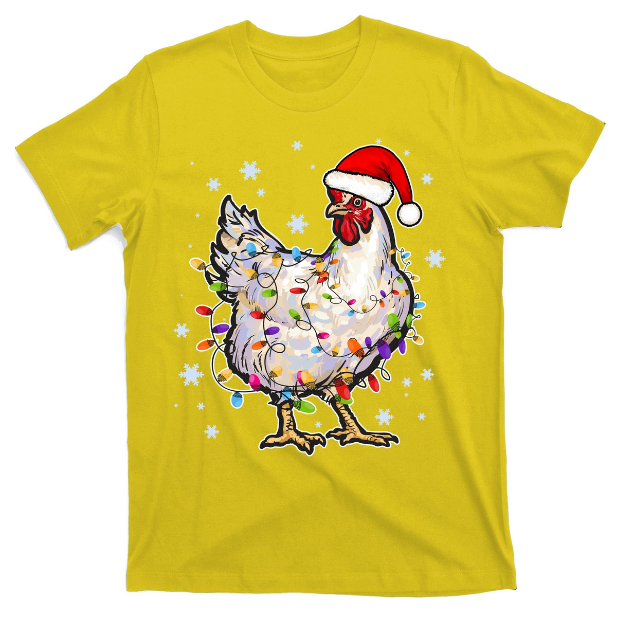 Christmas Santa Chicken T-Shirt product image 3