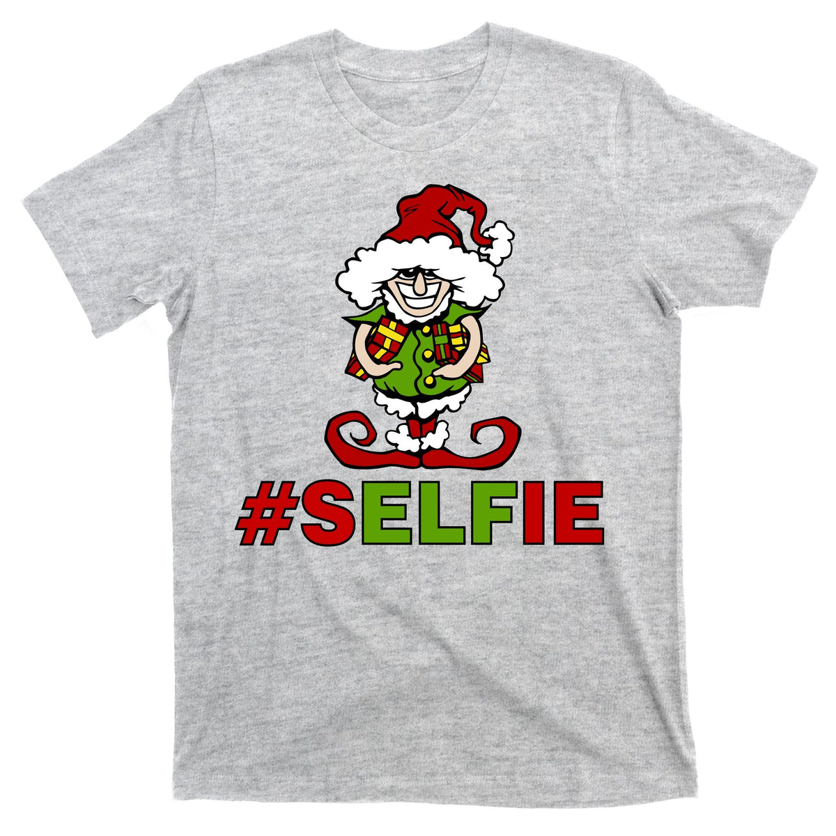 Christmas #Selfie Elf T-Shirt product image 9