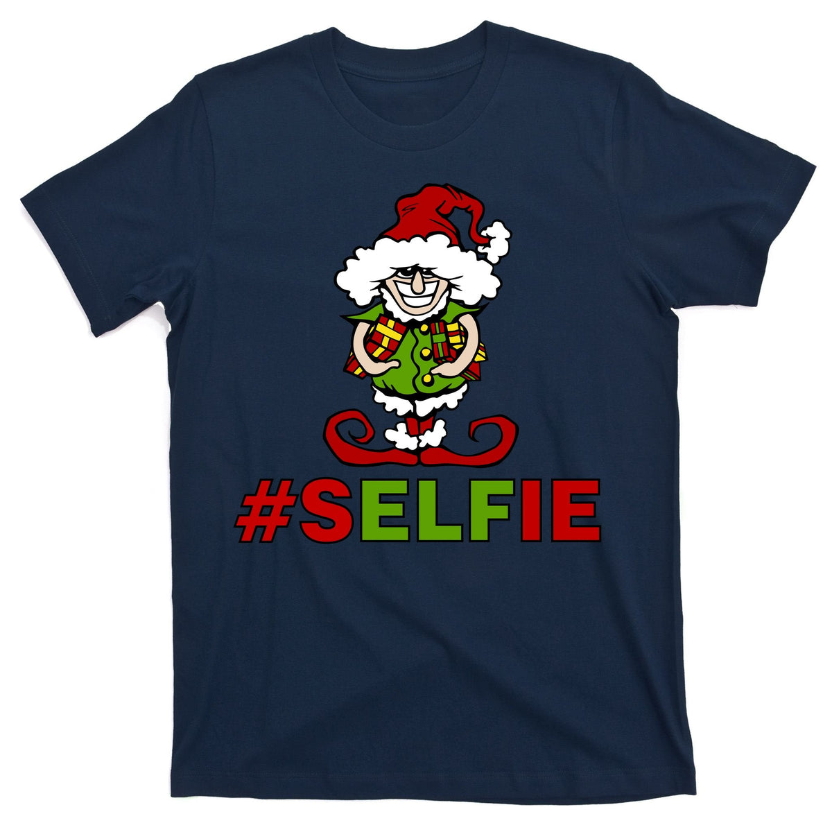 Christmas #Selfie Elf T-Shirt product image 1