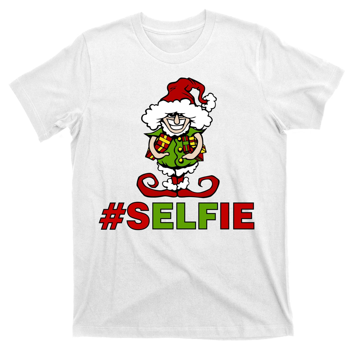 Christmas #Selfie Elf T-Shirt product image 11