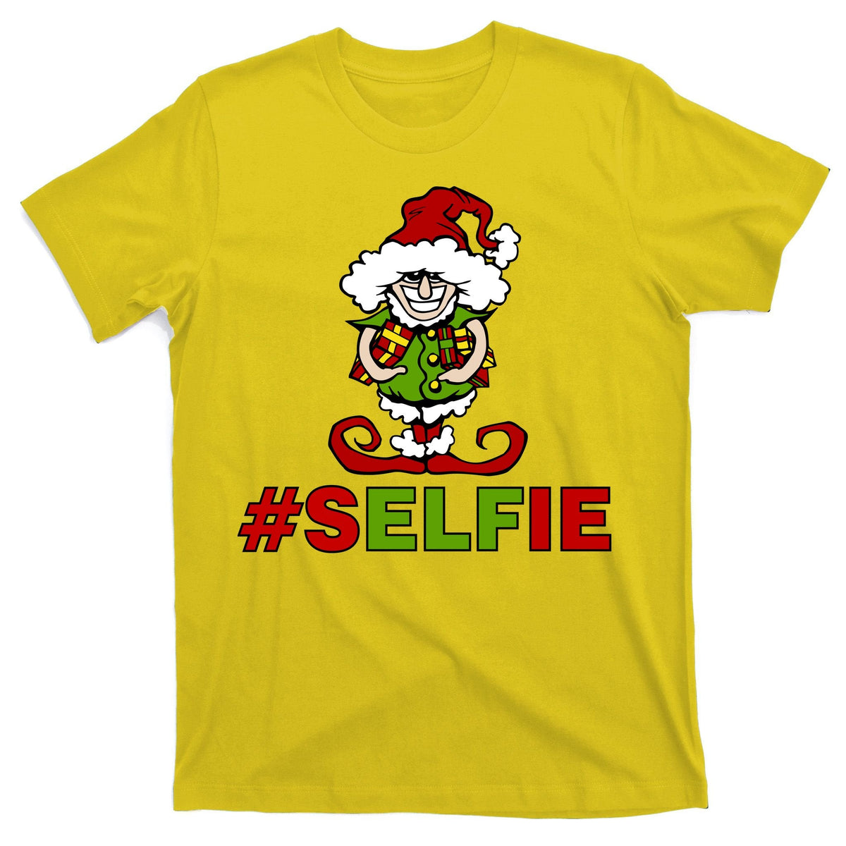 Christmas #Selfie Elf T-Shirt product image 3