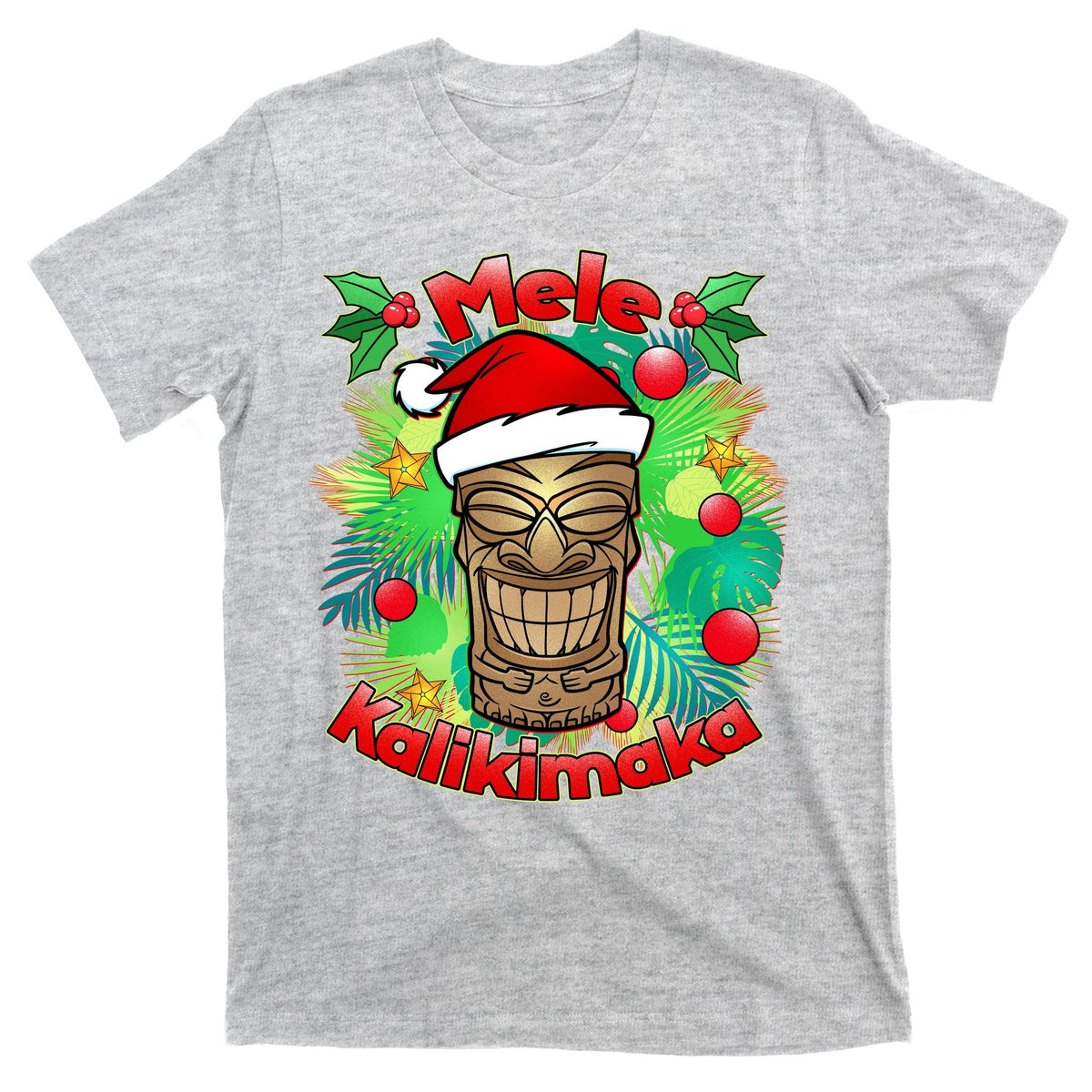 Christmas Tiki Mele Kalikimaka T-Shirt product image 9