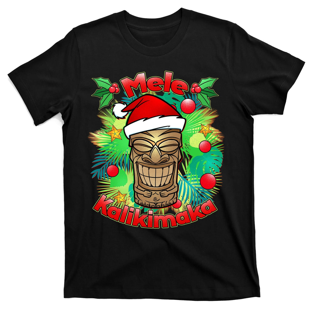 Christmas Tiki Mele Kalikimaka T-Shirt product image 7