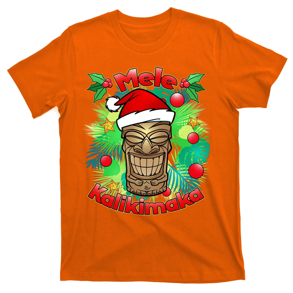 Christmas Tiki Mele Kalikimaka T-Shirt product image 5
