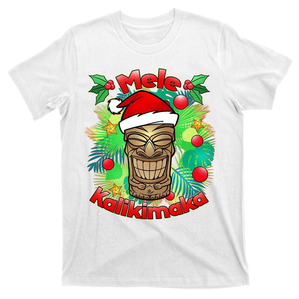 Christmas Tiki Mele Kalikimaka T-Shirt product image 11