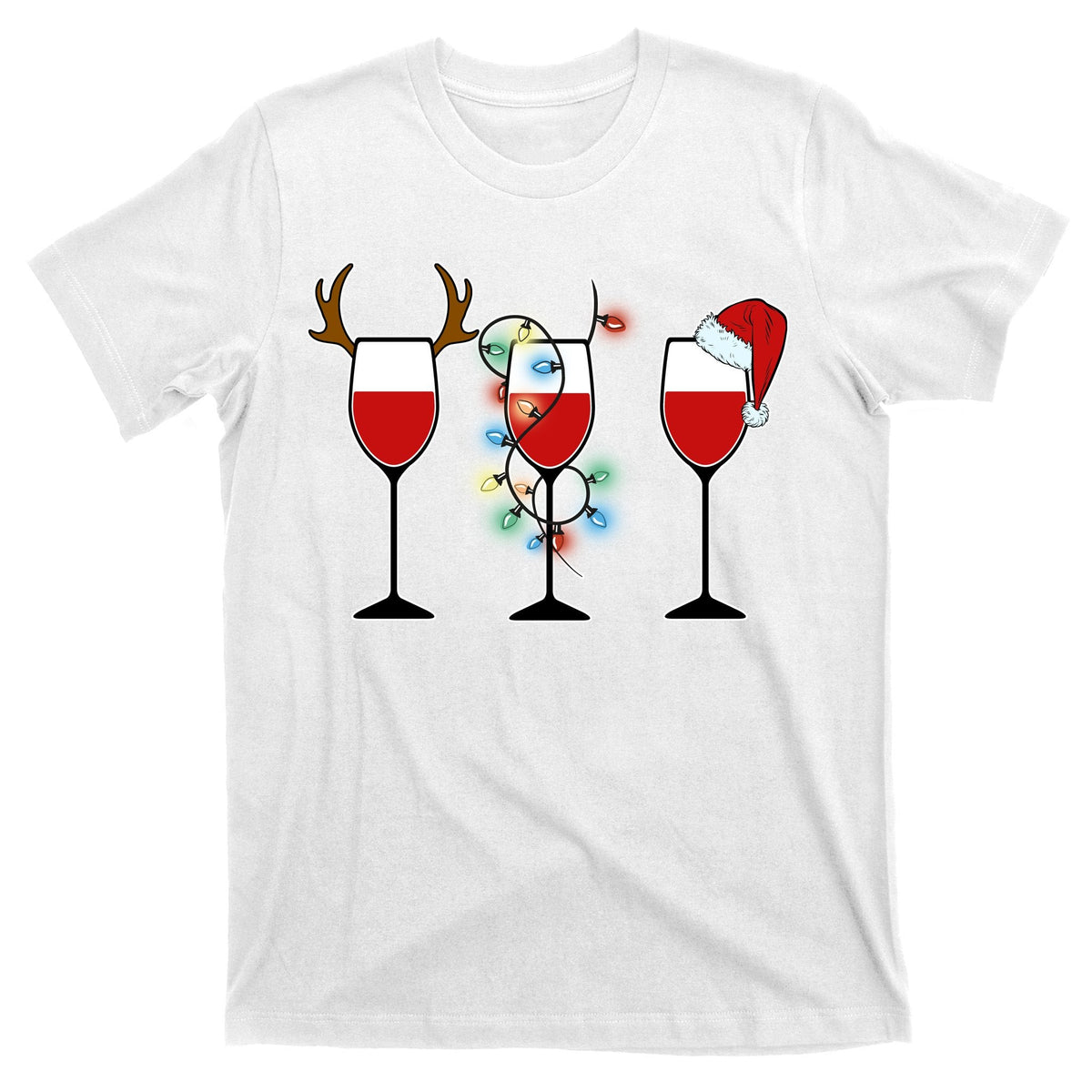 Christmas Wine Party T-Shirt product image 11