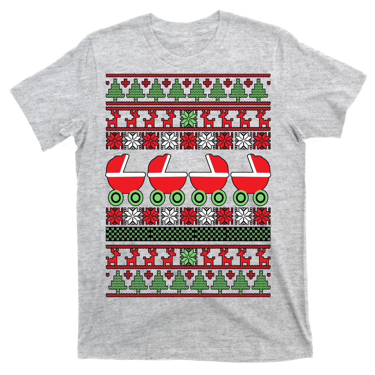 Cradle Ugly Christmas Sweater T-Shirt product image 9
