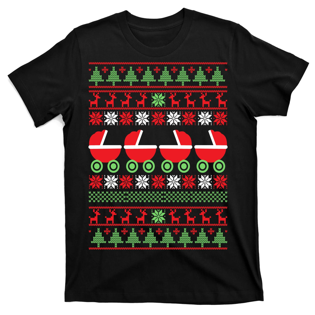 Cradle Ugly Christmas Sweater T-Shirt product image 7