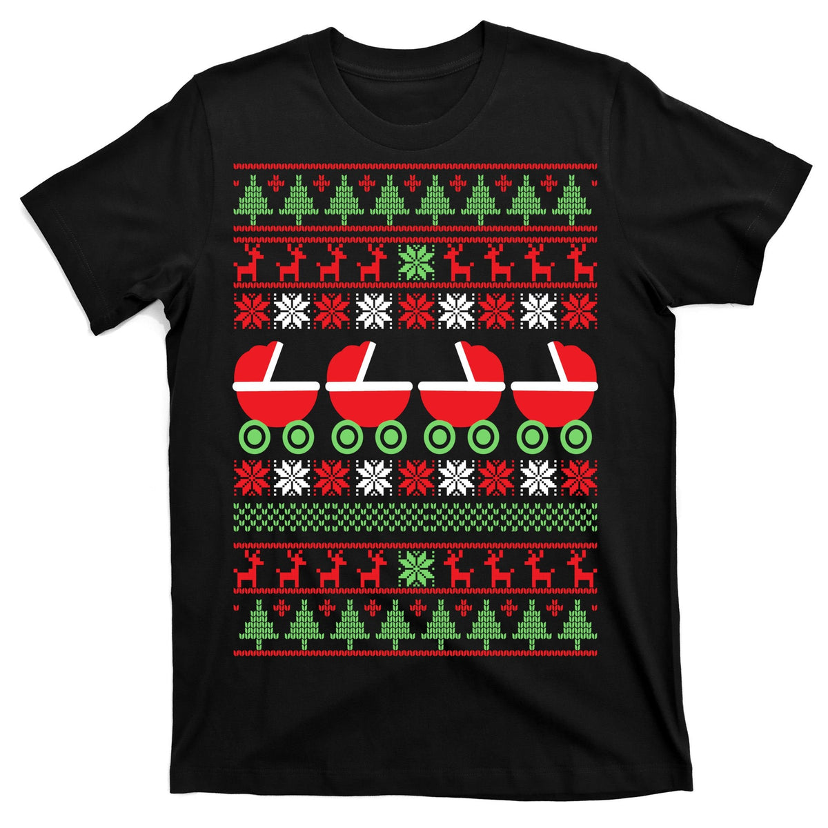 Cradle Ugly Christmas Sweater T-Shirt product image 7