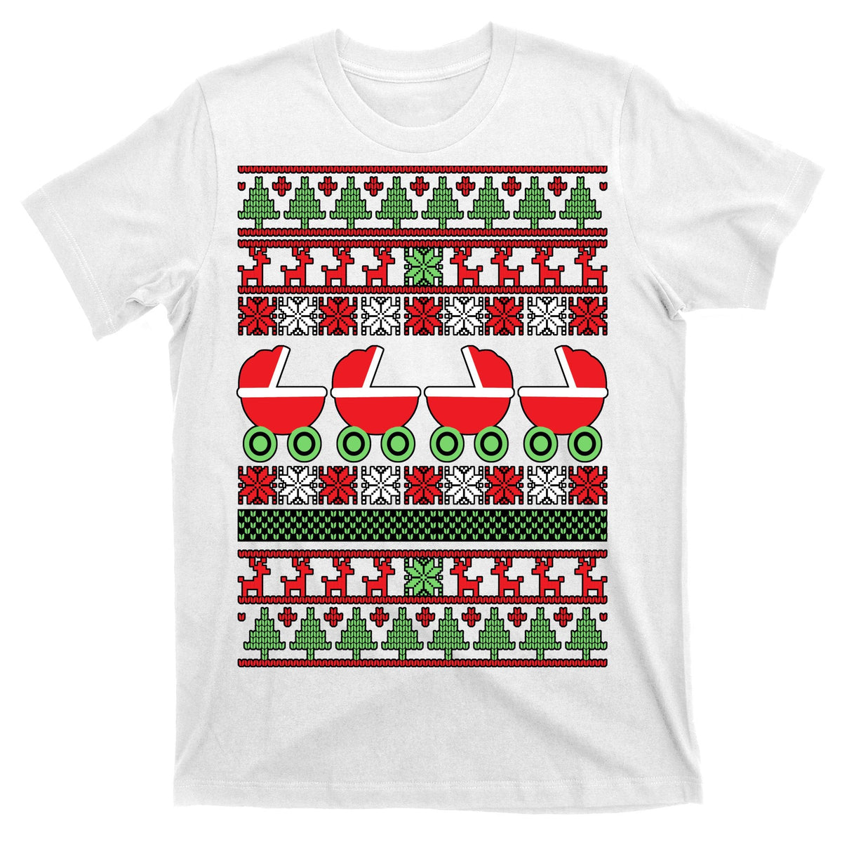 Cradle Ugly Christmas Sweater T-Shirt product image 11
