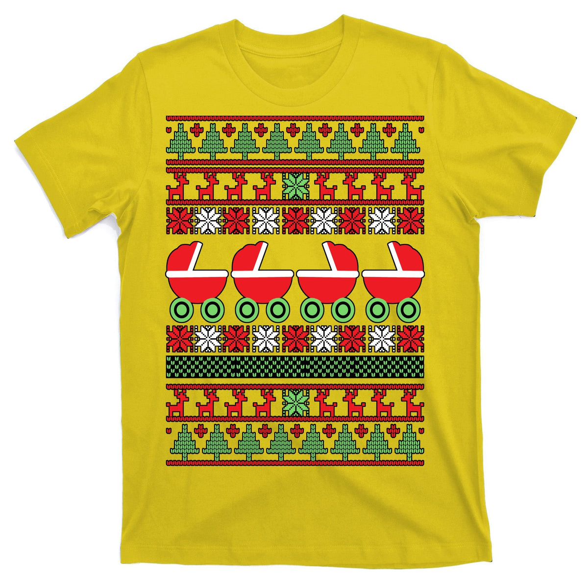 Cradle Ugly Christmas Sweater T-Shirt product image 3