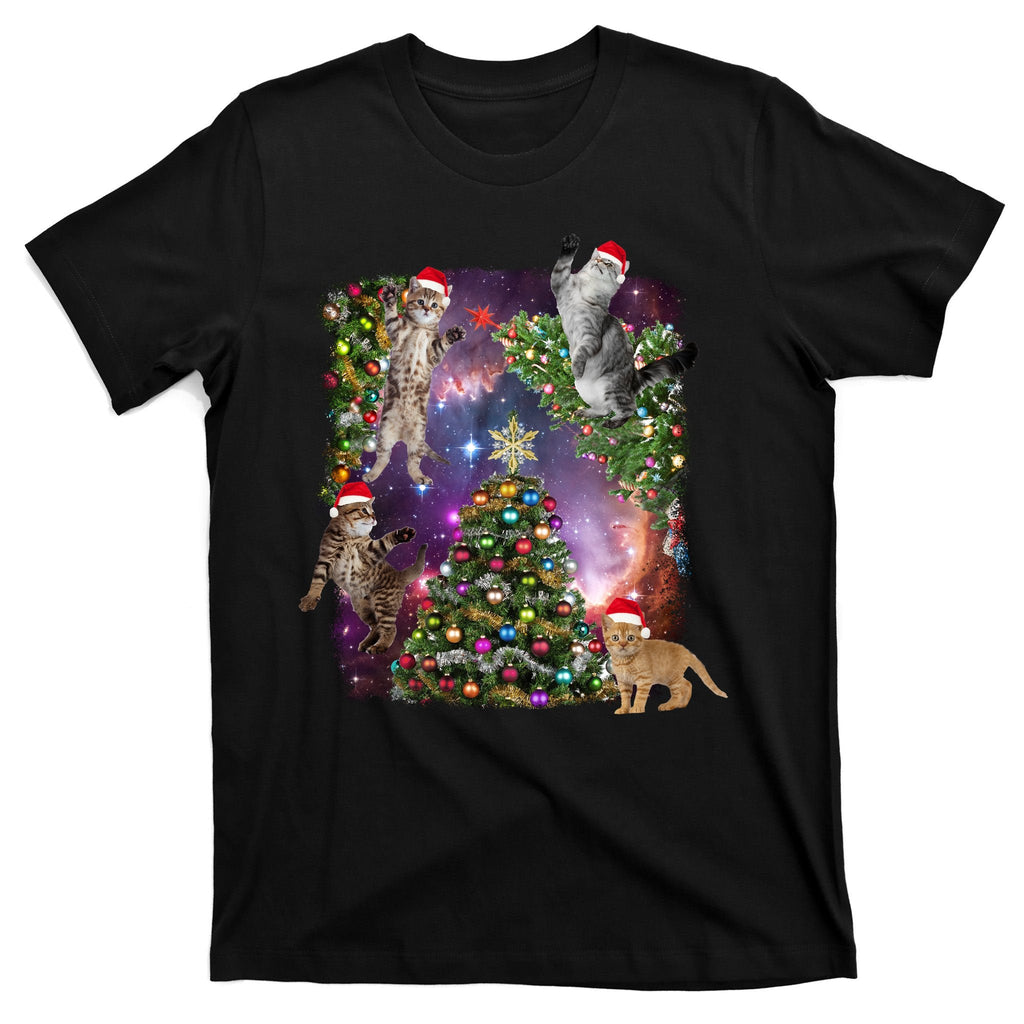 Christmas Space Cats T-Shirt product image 7