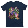 Christmas Space Cats T-Shirt product image 1