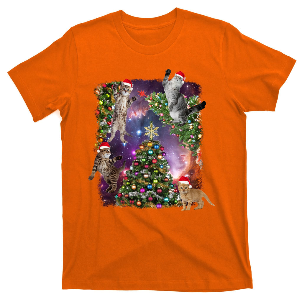 Christmas Space Cats T-Shirt product image 5