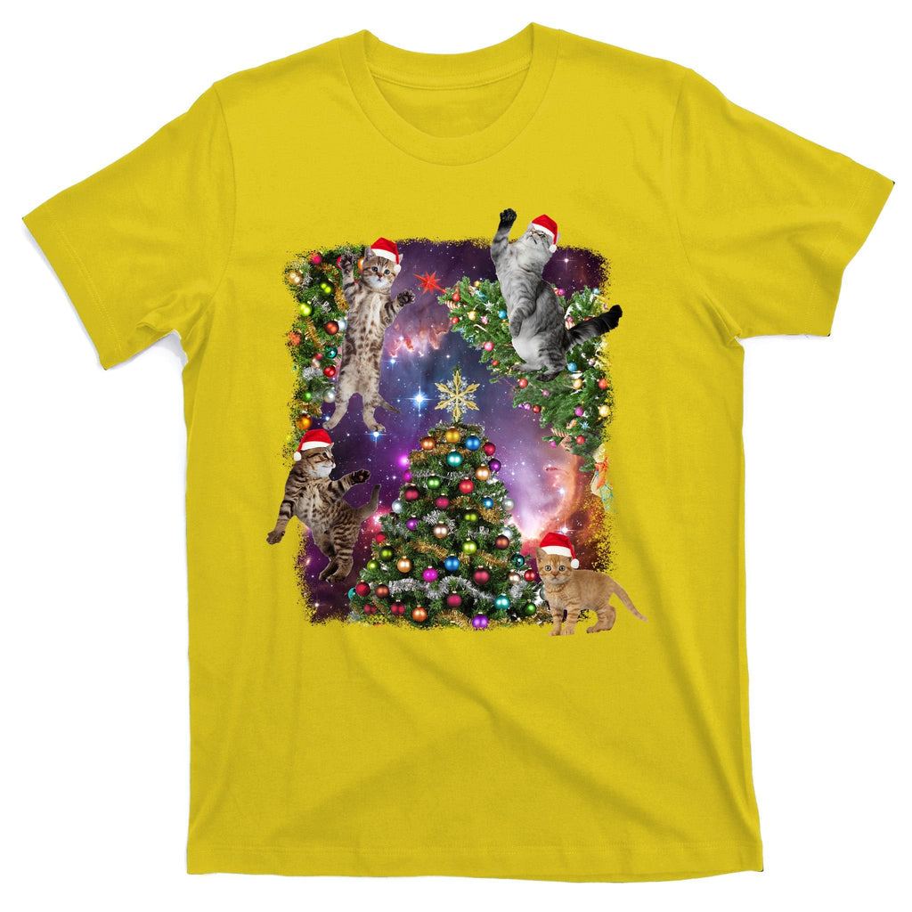 Christmas Space Cats T-Shirt product image 3