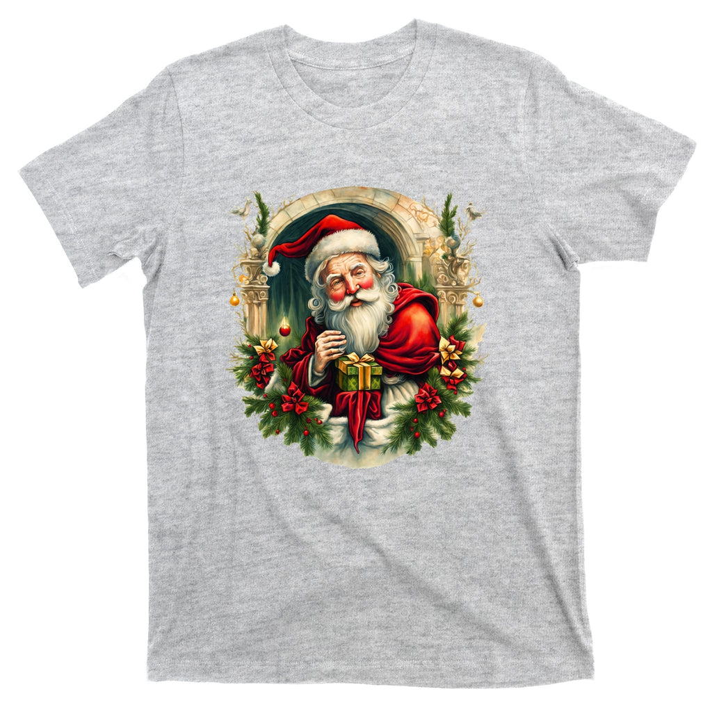 Christmas Spirit Santa Illustration T-Shirt product image 9