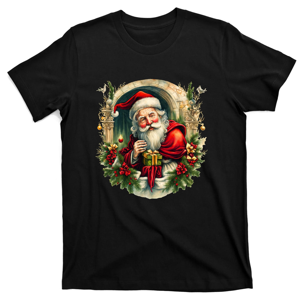Christmas Spirit Santa Illustration T-Shirt product image 7
