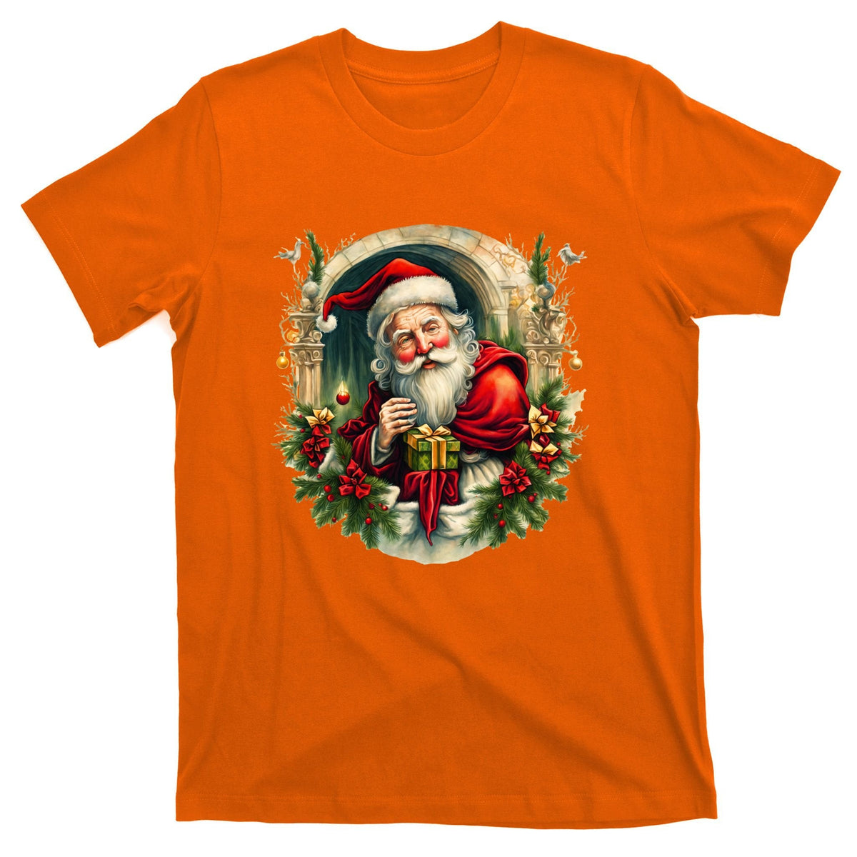 Christmas Spirit Santa Illustration T-Shirt product image 5