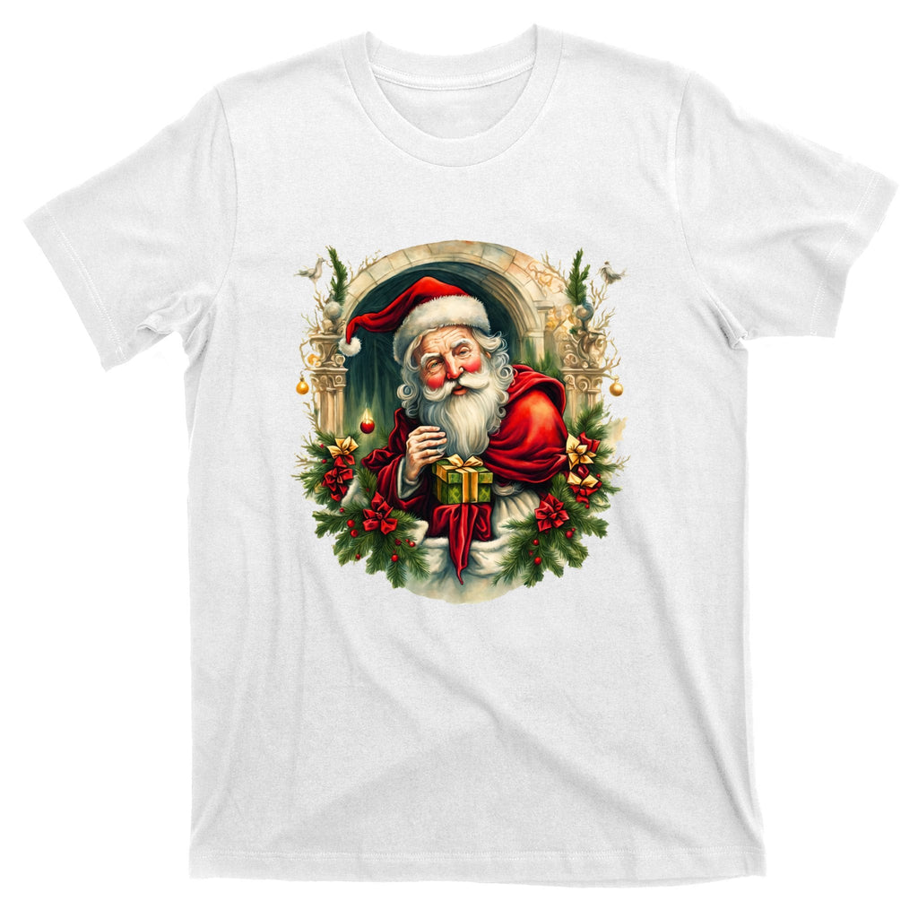 Christmas Spirit Santa Illustration T-Shirt product image 11