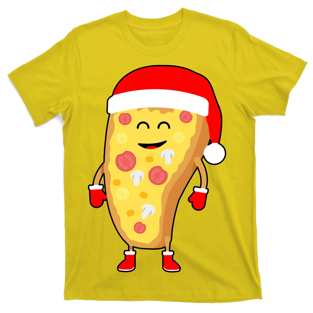 Cute Christmas Pizza Guy T-Shirt product image 3