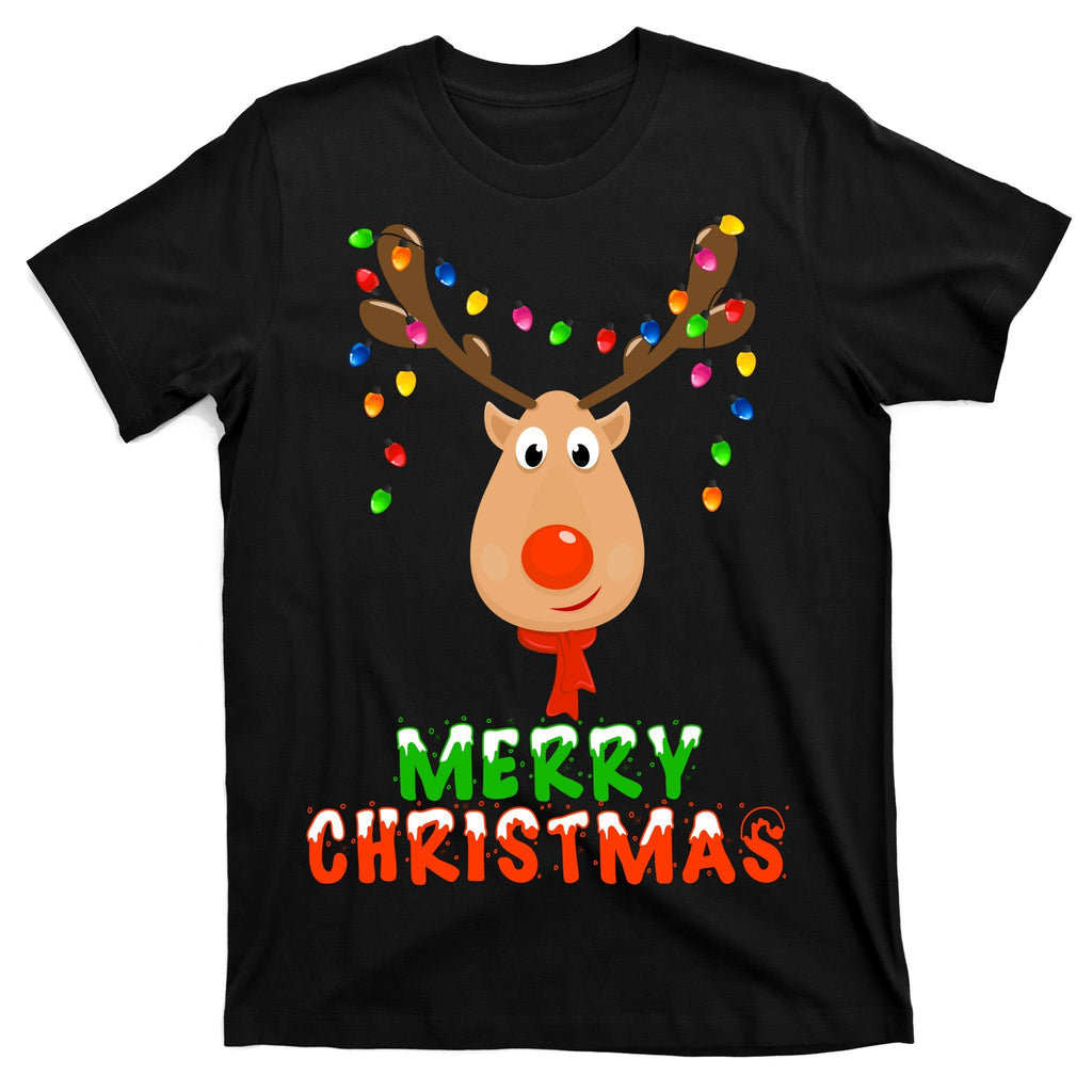Cute Merry Christmas Reindeer T-Shirt product image 7