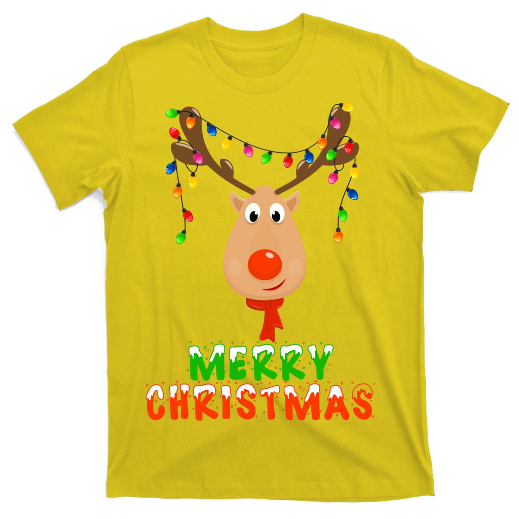 Cute Merry Christmas Reindeer T-Shirt product image 3