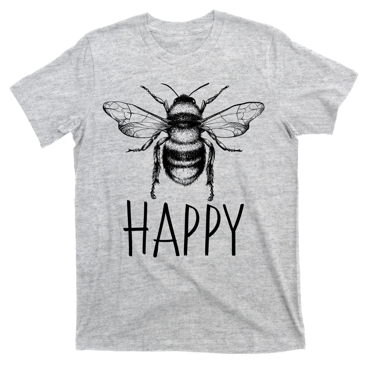 Cute Vintage Bee Happy T-Shirt product image 9
