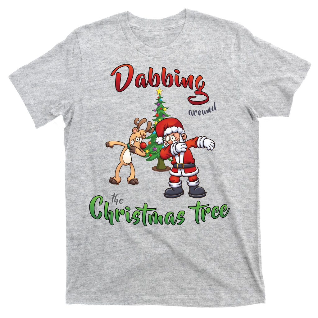 Dabbing Around The Christmas Tree T-Shirt product image 9