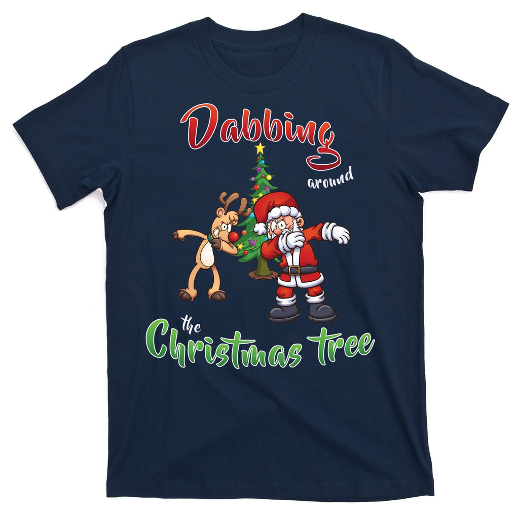 Dabbing Around The Christmas Tree T-Shirt product image 1