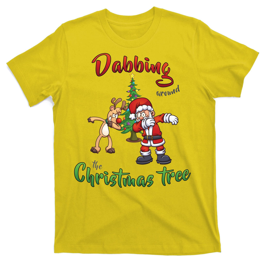 Dabbing Around The Christmas Tree T-Shirt product image 3