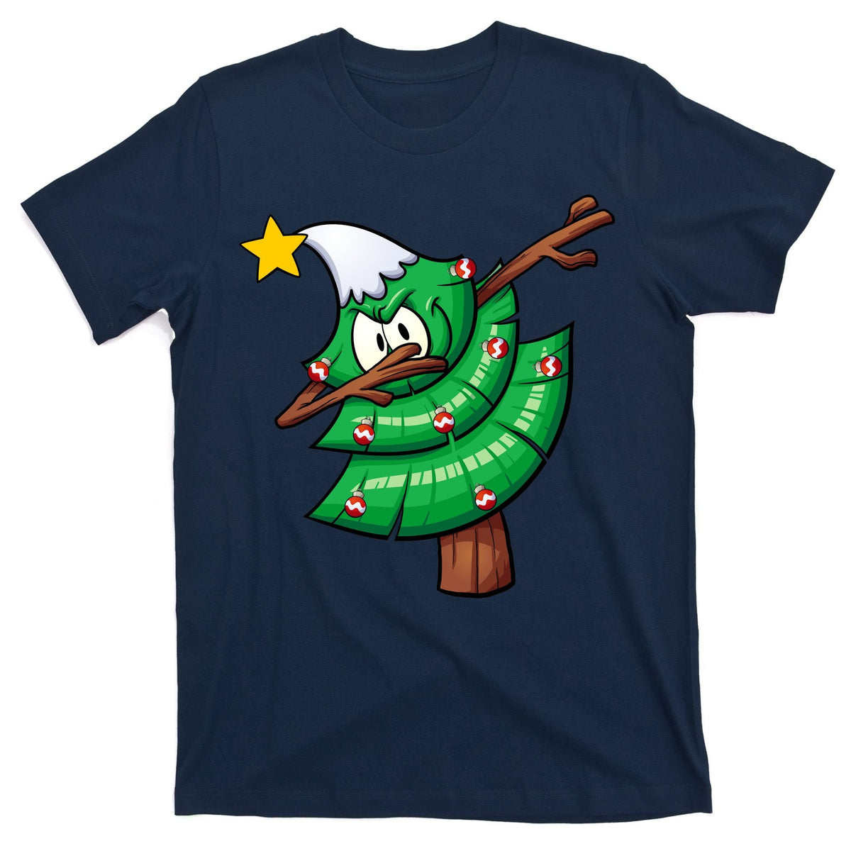 Dabbing Christmas Tree T-Shirt product image 1